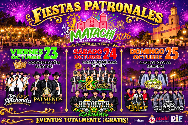 Anuncian las Ferias de San Rafael en Matachí