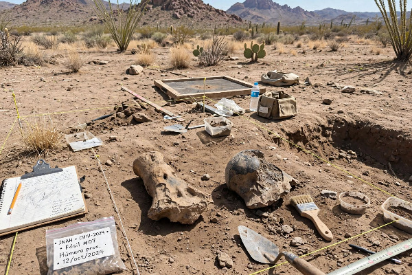 INAH reconoce 6 zonas paleontológicas fuera de Juárez