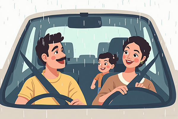 Manejar en lluvia fuerte exige precaución. Conoce las claves para conducir seguro, evitar charcos y frenar con eficacia.