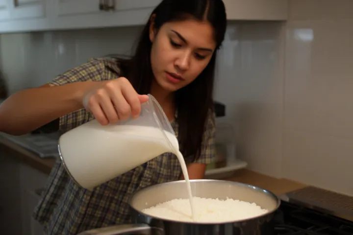 Seguridad alimentaria y arroz con leche: advertencias de la AESAN sobre la bacteria Bacillus cereus y consejos de conservación en la nevera. Disfruta de tu postre casero con total tranquilidad y salud.