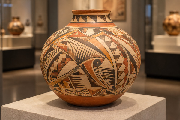 Cerámica de Mata Ortiz en Museo de Antropología